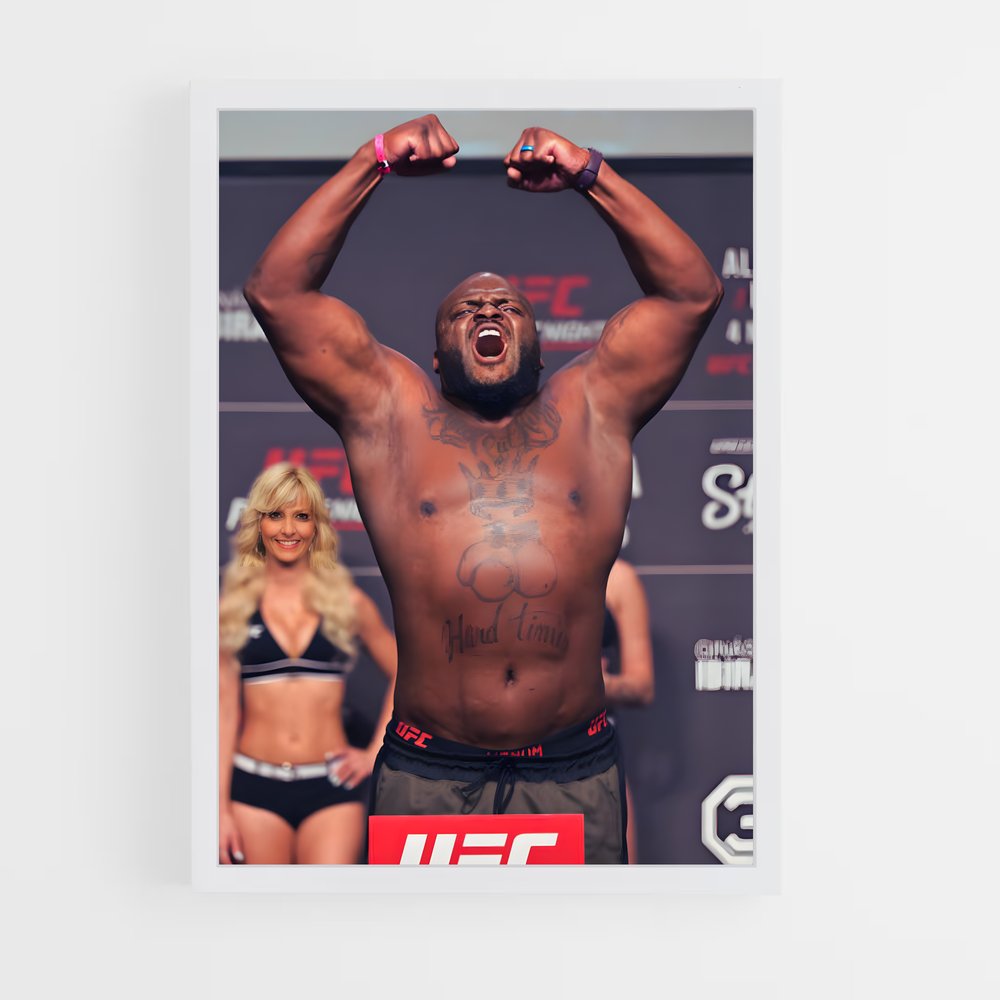 Poster Champion Intangible – affiche MMA (vue 3)